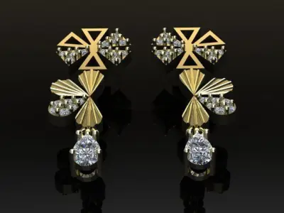 Jewel Earring 3D print model
