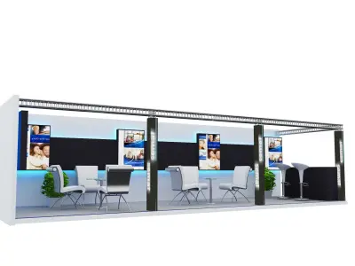 Booth Exhibition Stand a399c  3D model