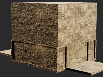 old medieval house  3D model