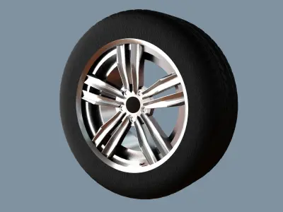 AS rims collection 3 - VW Sebring Low-poly 3D model