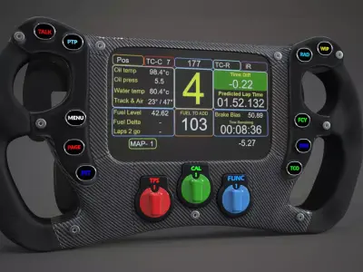 Generic Steering Wheel 3D model