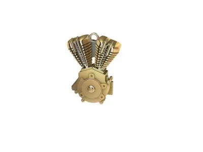 Harley motorcycle engine 3d model for 3d printing   3D print model