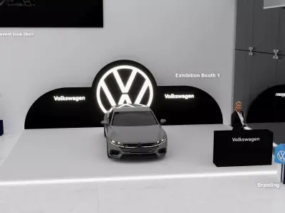 car showroom 3D model