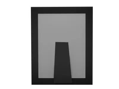 Photo Black Frame Free low-poly 3D model