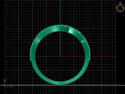 Women Ring 3DM Womens Ring 3d models 3D print model 3D print model 51