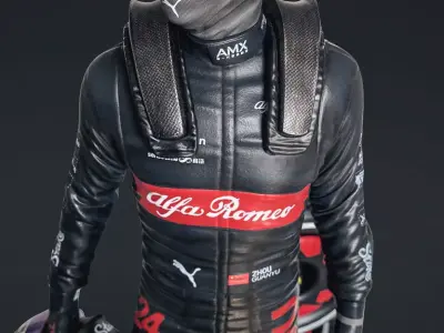 Zhou Guanyu 1-4 Scale Statue 3D print model