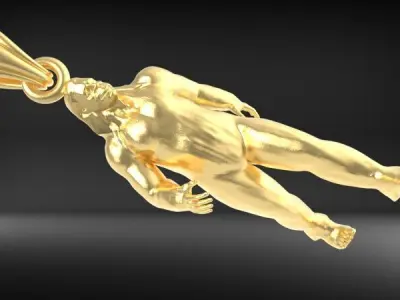 Bigfoot Pendant 3D print model