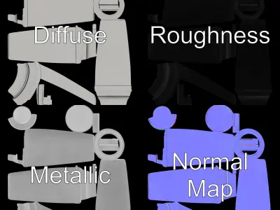 Stainless Steel Cocktail Shaker Model Pack Low-poly 3D model