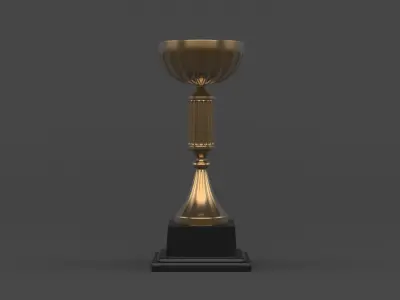 Trophy Cup Collection 3D model buy