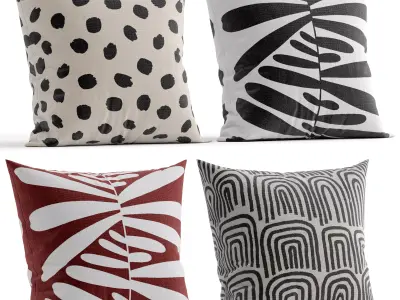 Ikea decorative pillows 3D model