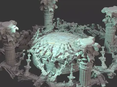 Arena of Miletus 3D model