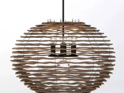 Rook Large Pendant 3D model