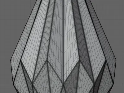 White vase for the interior Free 3D model