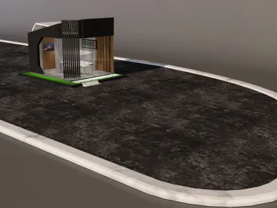  Show Room Store Exhibition a670 c 3D model