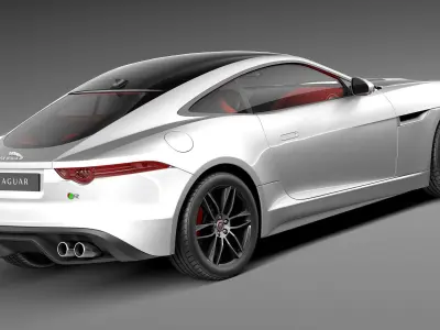 Jaguar F-Type R Coupe 2015 3D model