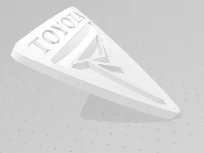 Toyota logo Vintage 3D print model