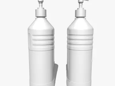 Bottles Jar Shaker Collection 1 3D Model Pack