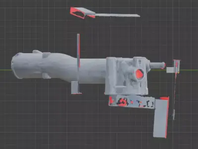 Subaru EJ25Engine Coolant Crossover 14050AA300 3D model