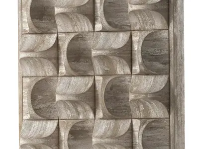 Wood wall decor Pickford by Uttermost 3D model
