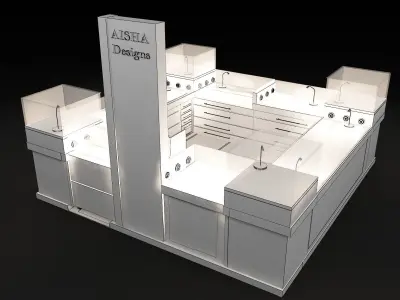 Booth Exhibition Stand a336a 3D model