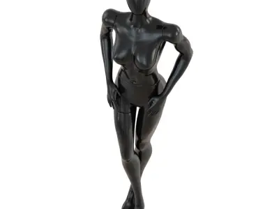 Female Abstract Mannequin 74 3D model