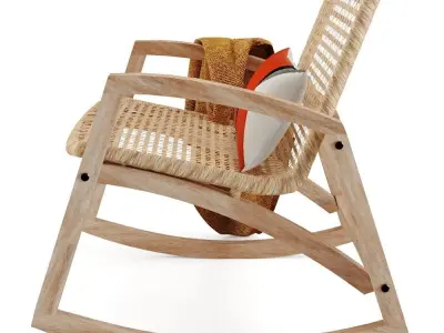 Thana Rocking Chair 3D model