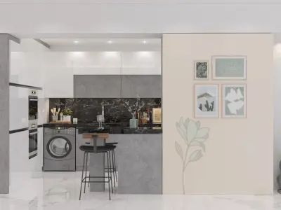 kitchen design 3D model