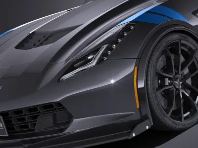 Chevrolet Corvette Grand Sport CG 2017 3D model