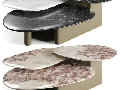 Callisto mix coffee table by porada 3D model