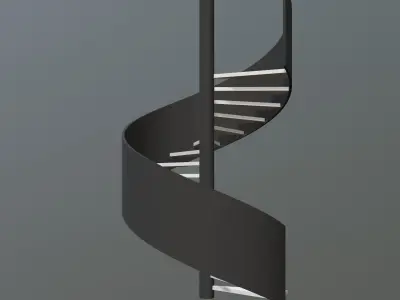 Spiral stair 2023-0001 3D model