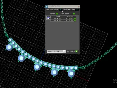 Minimal necklace 3D print model