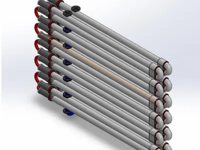  Heat exchanger  Hairpin 3D print model