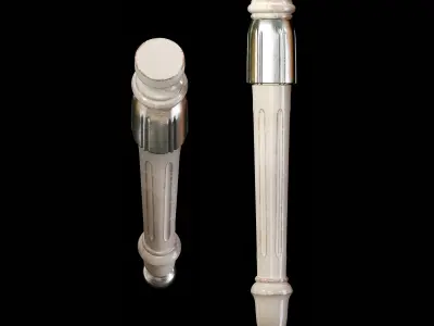 Classic leg 005 3D model