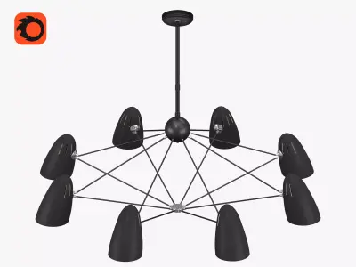 Chandelier favourite humpen 3D model