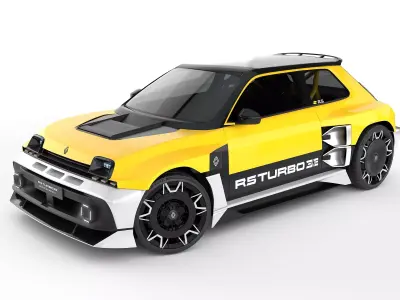 Renault 5 Turbo 3E 3D model