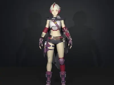 ace force annie 3D model
