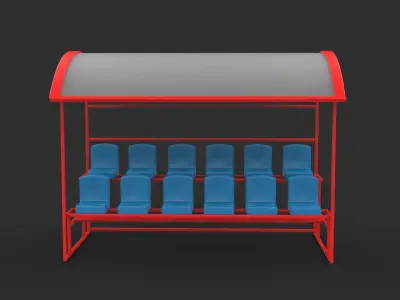 Smart Bleachers  3D model