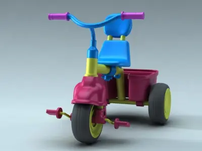 children bike 3D model