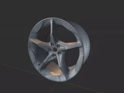 Ferrari Purosangue - Rim 3D model