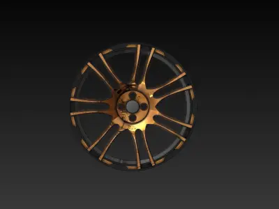 sport rims  3D print model
