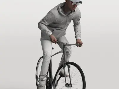 Humano Biking Man 0817 3D model