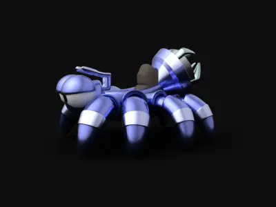 GunBound Aduka Low-poly 3D model