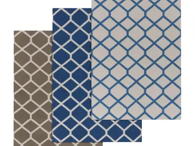 Rug Set 1178 3D model