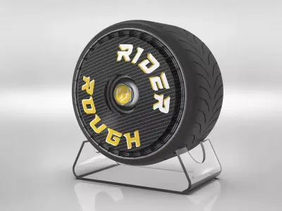 Custom Drift Wheel 3d model 3D model