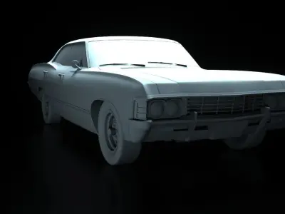 CHEVROLET IMPALA 1967 3D model