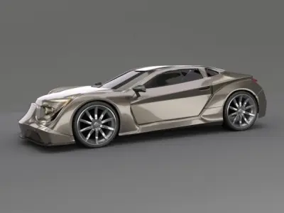 Speedtrooper concept car 3D model