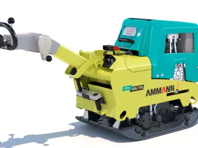 Ammann 55-75 Vibratory Reversible Plate 3D model