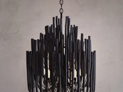 Tilda Chandelier Ceiling Light by Arteriors 3D model