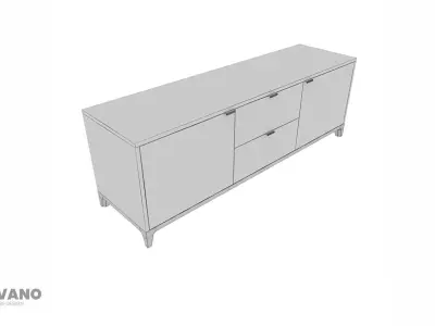 OM TV Stand CASE 069 3D model