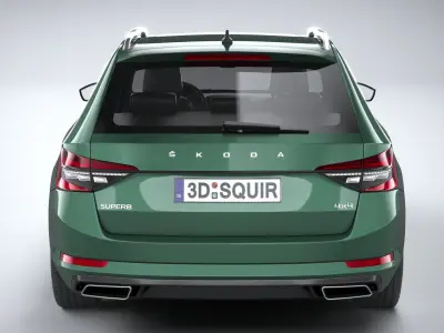 Skoda Superb Sleeper Edition 2024 3D model